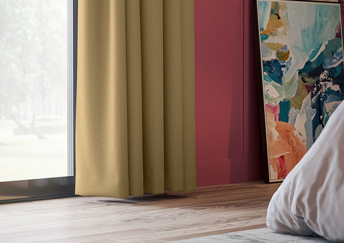 Carina, Ochre - Made to Measure Curtains - Image 5